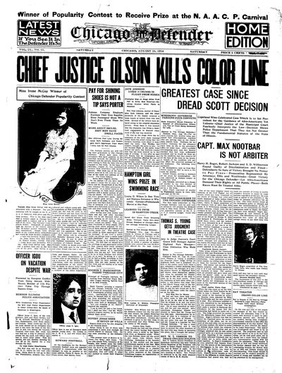 Chicago Defender, Aug 29, 1914