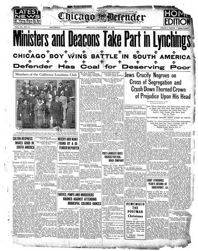 Chicago Defender, Dec 19, 1914