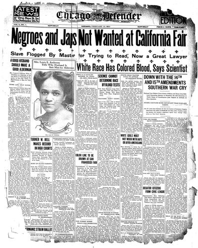 Chicago Defender, Feb 13, 1915