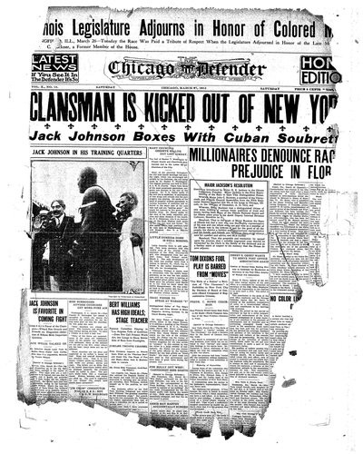 Chicago Defender, Mar 27, 1915