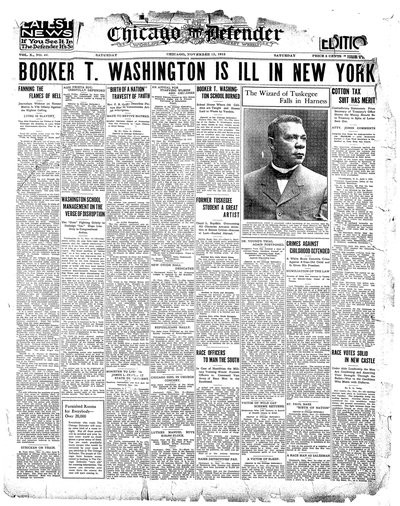 Chicago Defender, Nov 13, 1915
