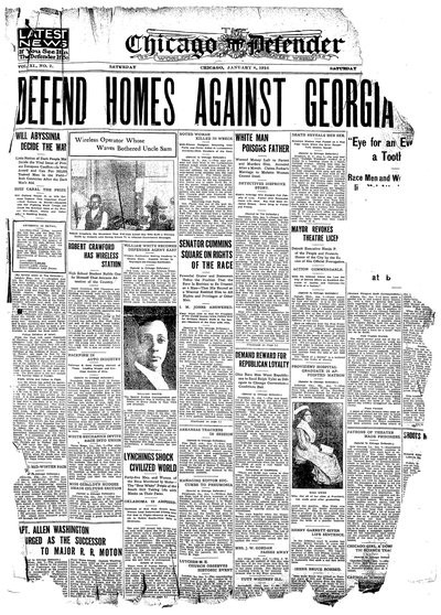 Chicago Defender, Jan 8, 1916