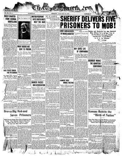 Chicago Defender, Jan 29, 1916