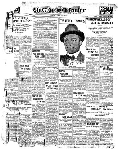 Chicago Defender, Feb 19, 1916