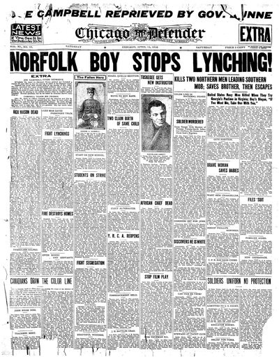 Chicago Defender, Apr 15, 1916