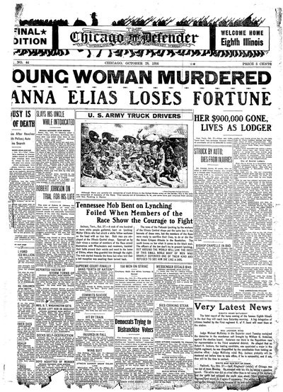 Chicago Defender, Oct 28, 1916