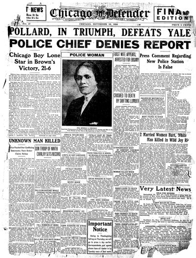 Chicago Defender, Nov 18, 1916