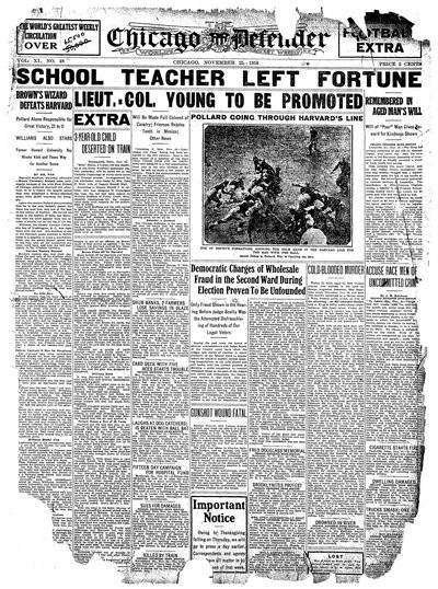 Chicago Defender, Nov 25, 1916