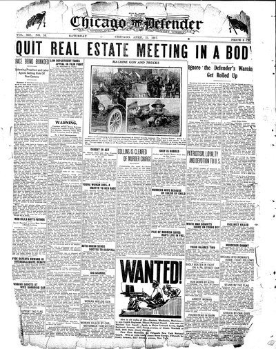 Chicago Defender, Apr 21, 1917