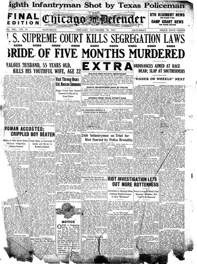 Chicago Defender, Nov 10, 1917