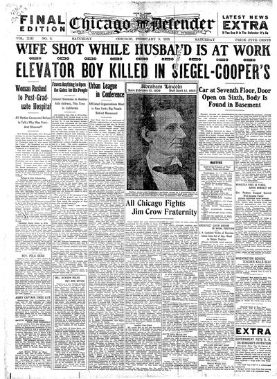 Chicago Defender, Feb 9, 1918
