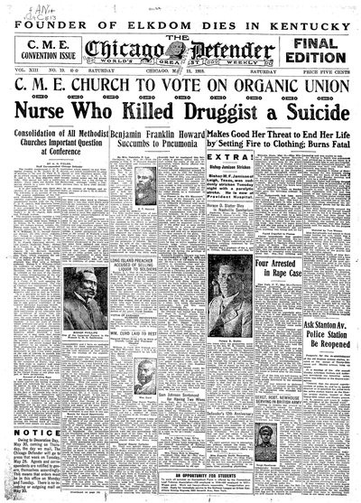 Chicago Defender, May 11, 1918
