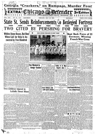 Chicago Defender, May 25, 1918