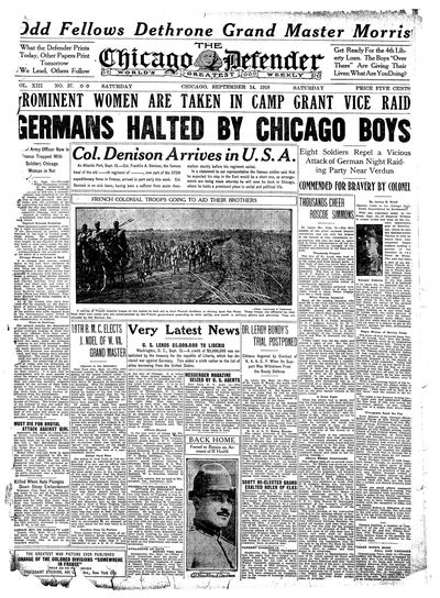 Chicago Defender, Sep 14, 1918