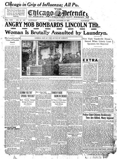 Chicago Defender, Oct 19, 1918
