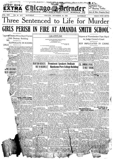 Chicago Defender, Nov 30, 1918