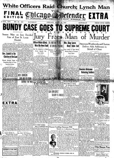 Chicago Defender, Apr 19, 1919
