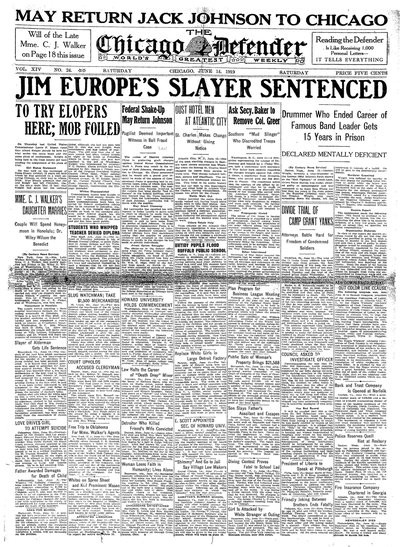 Chicago Defender, Jun 14, 1919