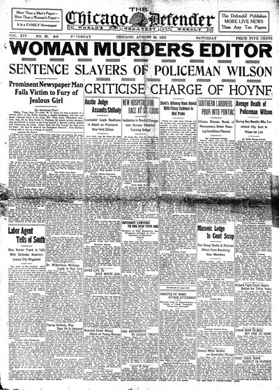 Chicago Defender, Aug 30, 1919