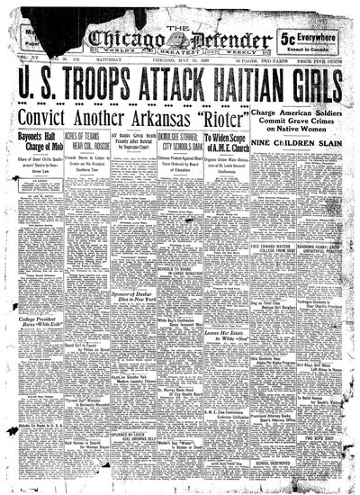 Chicago Defender, May 15, 1920