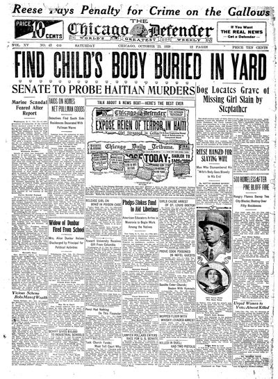 Chicago Defender, Oct 23, 1920