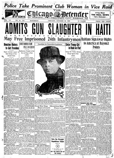Chicago Defender, Oct 30, 1920