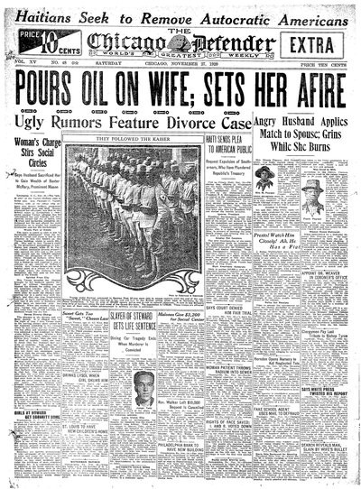 Chicago Defender, Nov 27, 1920