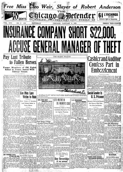 Chicago Defender, Jan 8, 1921