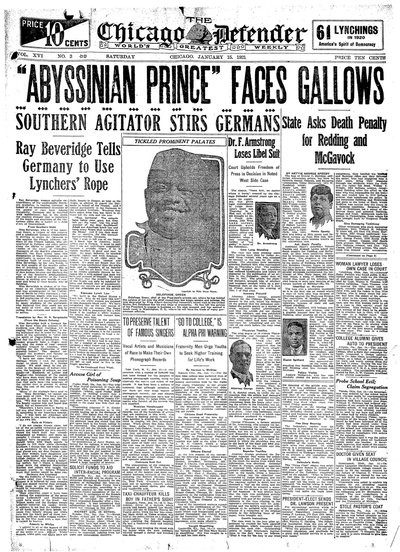 Chicago Defender, Jan 15, 1921
