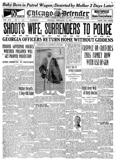 Chicago Defender, Feb 12, 1921