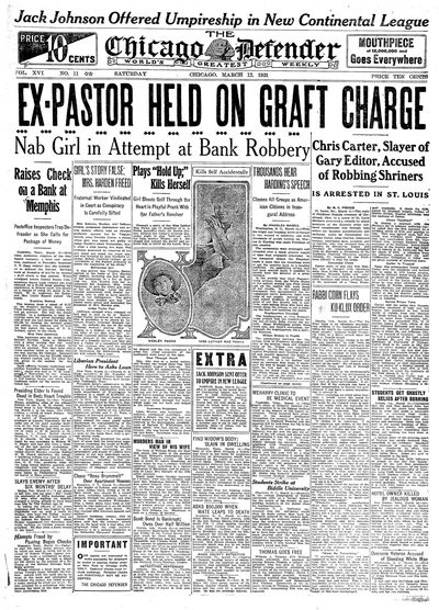Chicago Defender, Mar 12, 1921