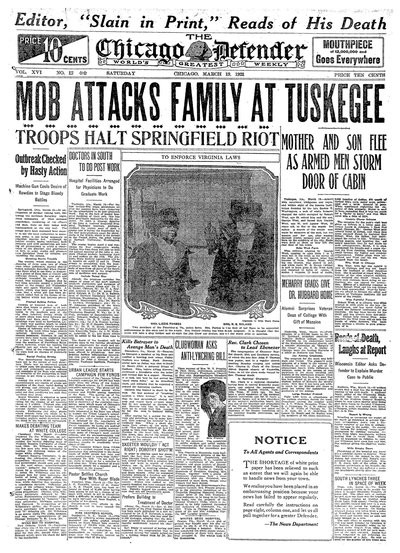 Chicago Defender, Mar 19, 1921