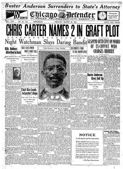 Chicago Defender, Mar 26, 1921