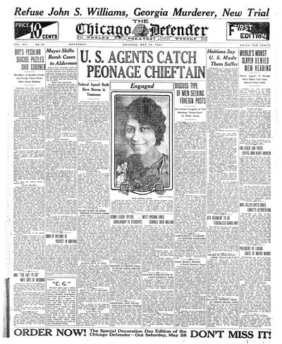 Chicago Defender, May 14, 1921