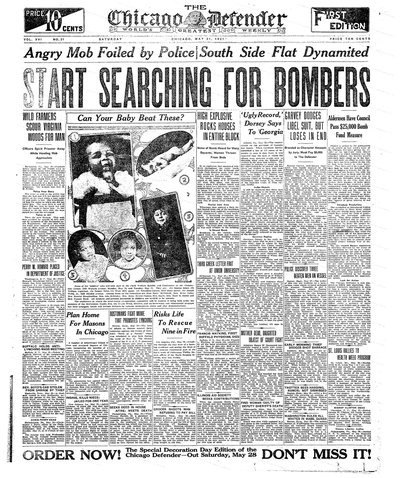 Chicago Defender, May 21, 1921