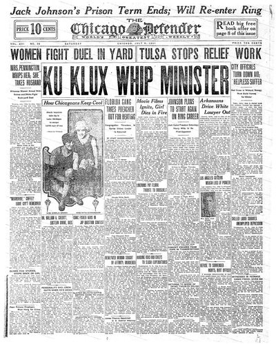 Chicago Defender, Jul 9, 1921