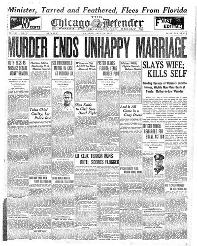 Chicago Defender, Jul 30, 1921