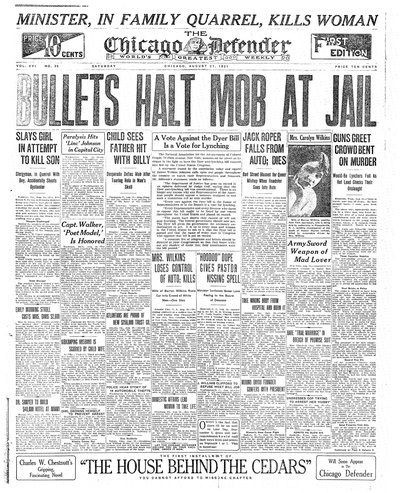 Chicago Defender, Aug 27, 1921
