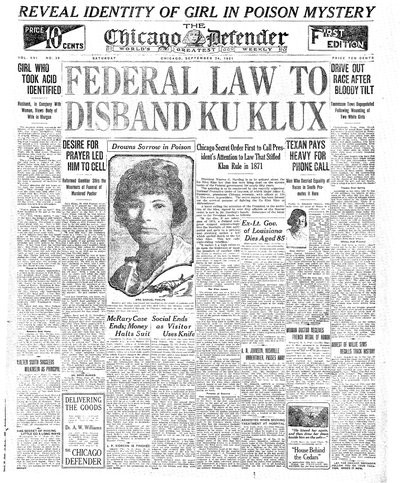 Chicago Defender, Sep 24, 1921