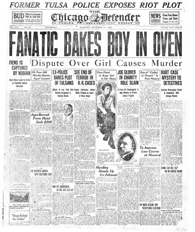 Chicago Defender, Oct 15, 1921