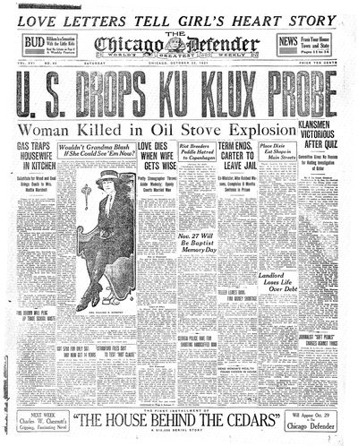 Chicago Defender, Oct 22, 1921