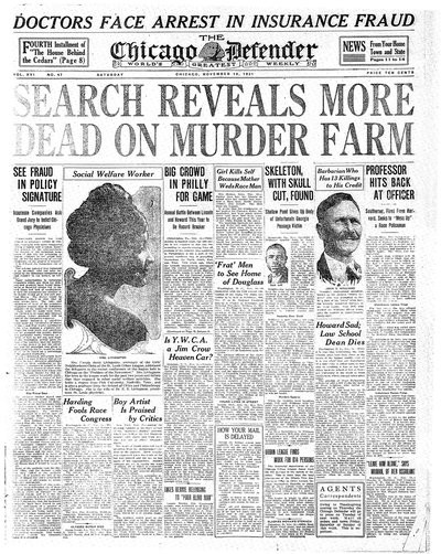 Chicago Defender, Nov 19, 1921