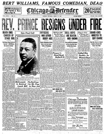 Chicago Defender, Mar 11, 1922