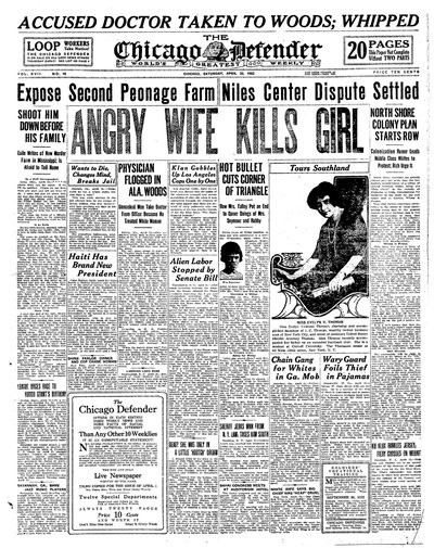 Chicago Defender, Apr 22, 1922