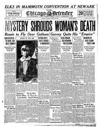 Chicago Defender, Aug 26, 1922