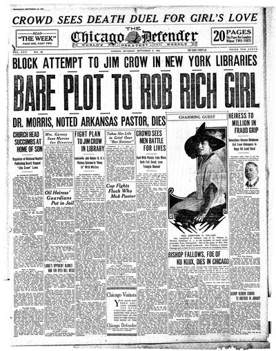 Chicago Defender, Sep 9, 1922