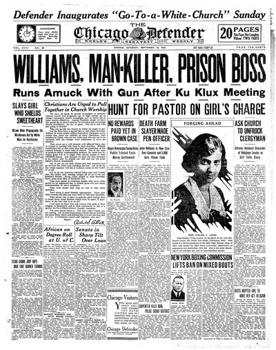 Chicago Defender, Sep 23, 1922