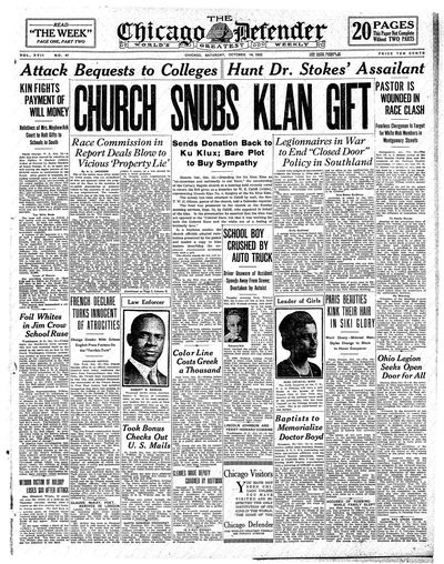 Chicago Defender, Oct 14, 1922