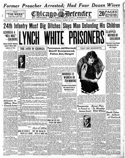 Chicago Defender, Oct 28, 1922