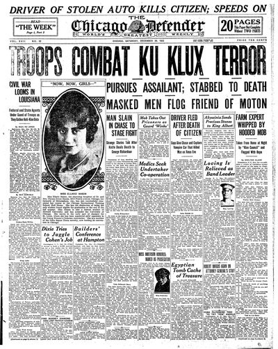 Chicago Defender, Dec 30, 1922